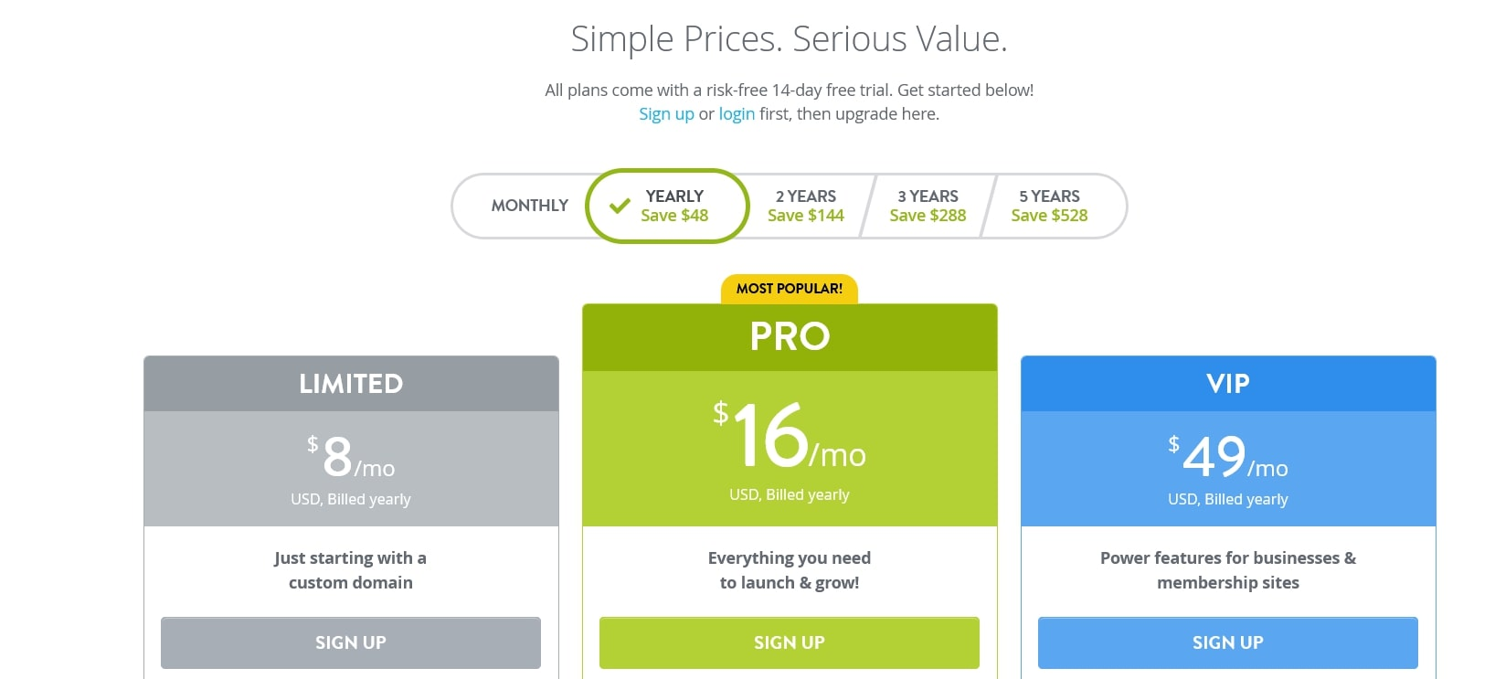 strikingly plans strikingly plans